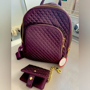 NWT Cynthia Rowley Backpack with wallet